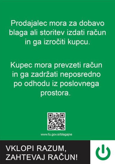 Davčna blagajna račun