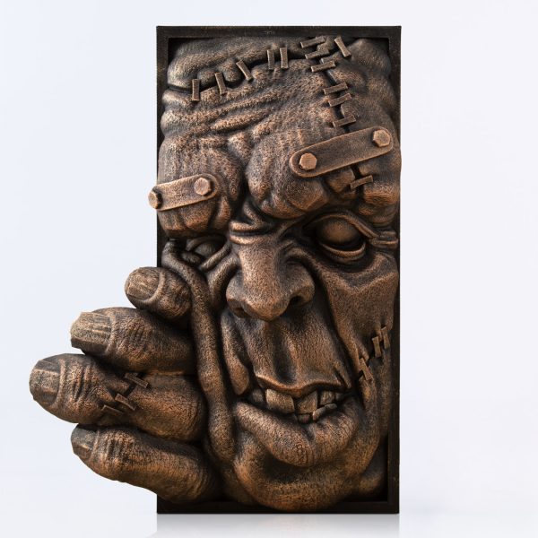 Držalo za knjige Frankenstein ročno barvano, bron Držalo za knjige Frankenstein ročno barvano, bron