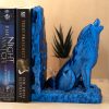 Držalo za knjige - bookend - Volk - silk modra, črna