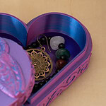 3D tiskana škatla za nakit